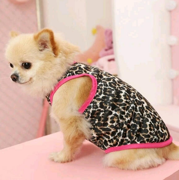 Leopard Print Dog/Cat Tank - Picture 4 of 7